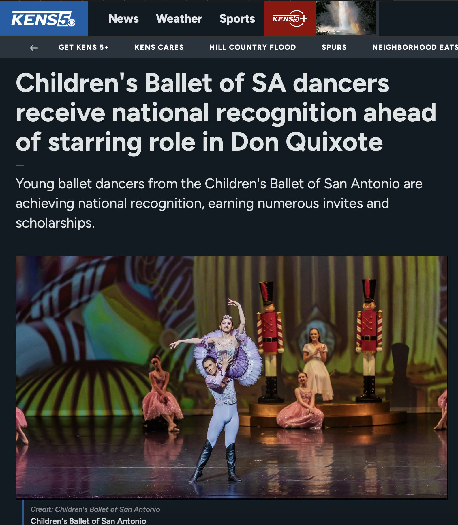 Local News Kens5 mentions Don Quixote CBSA