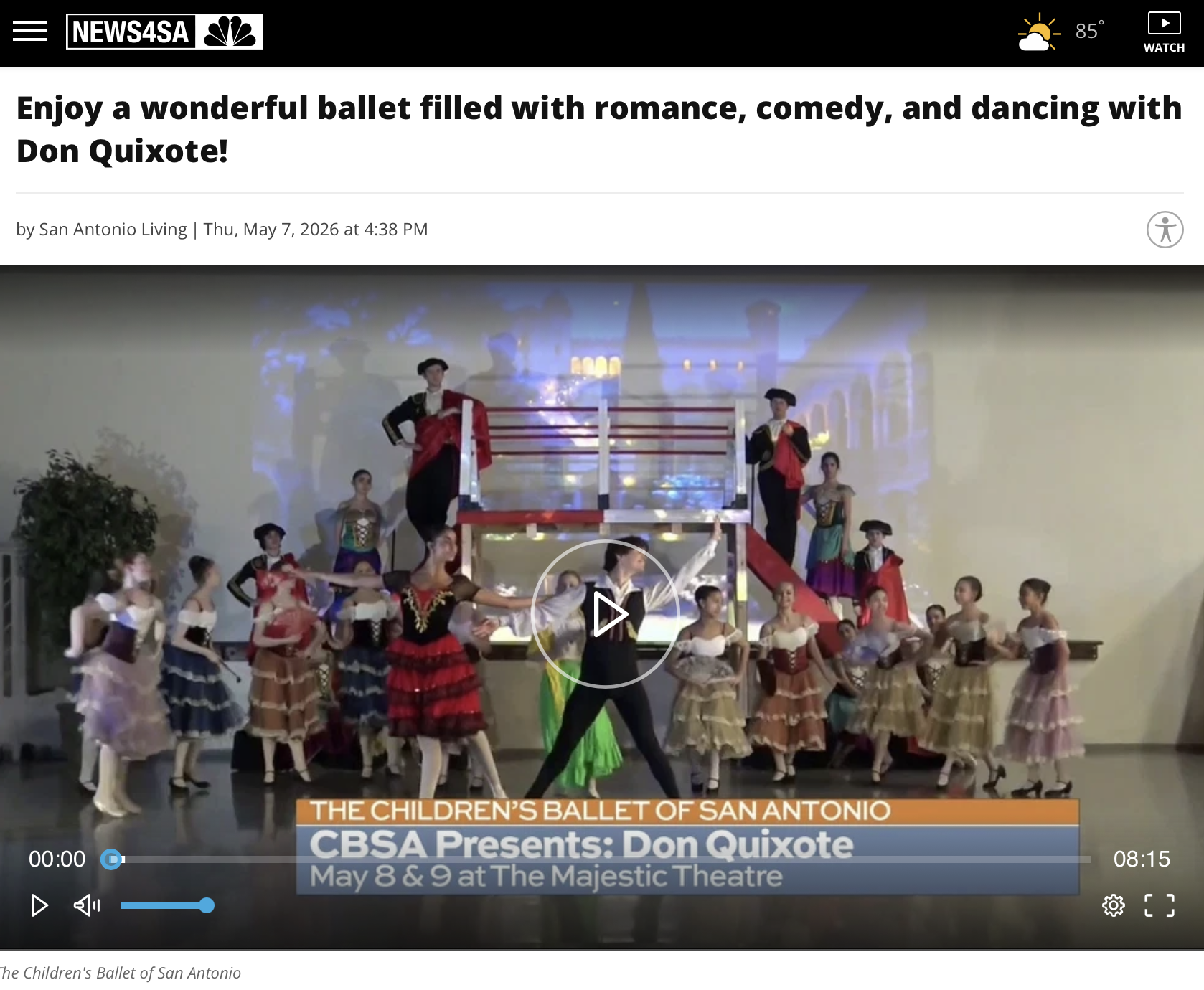 San Antonio Living interviews CBSA Artistic Director and Founder Vanessa Bessler