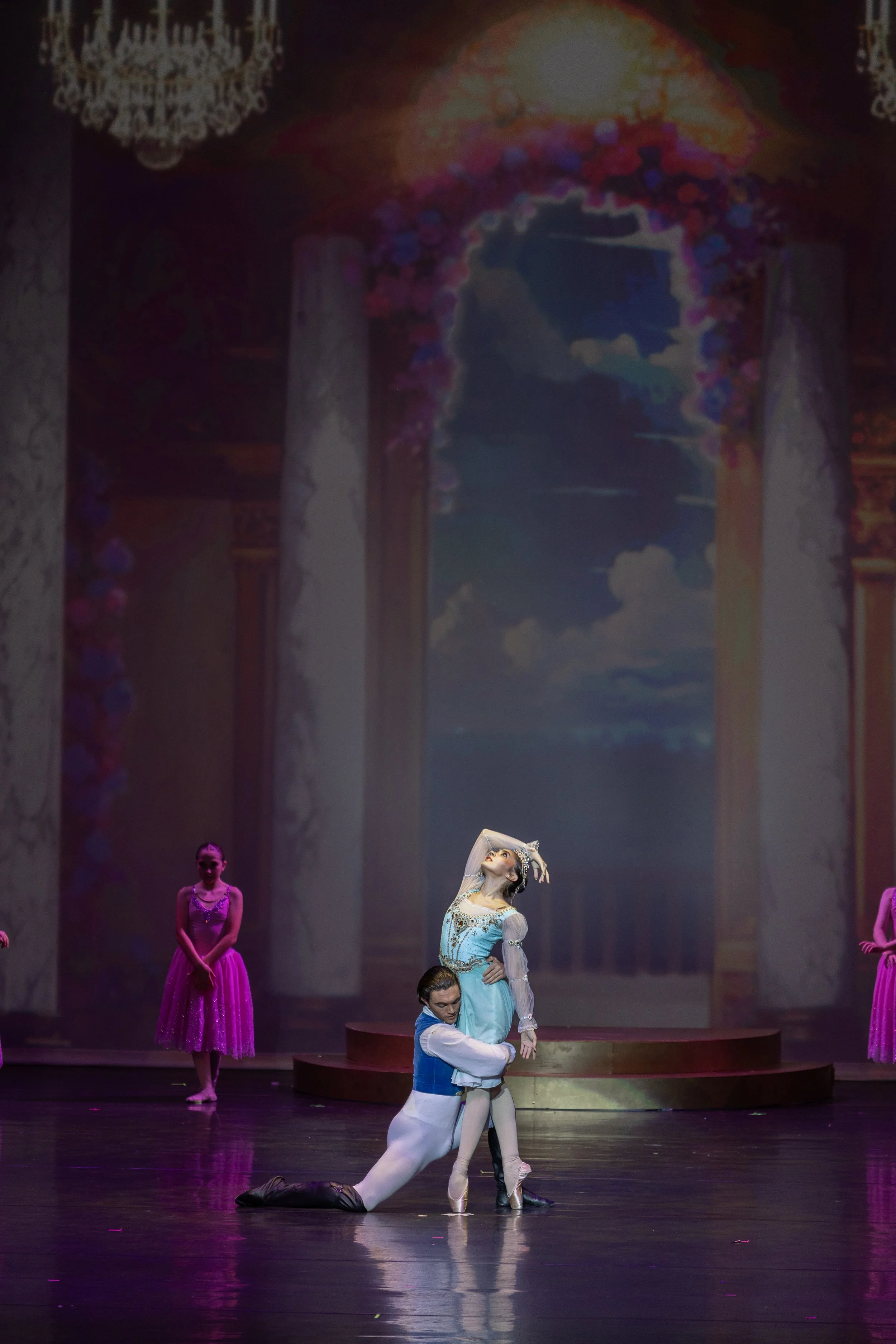 A captivating moment from Children's Ballet of San Antonio’s 2025 production of The Little Mermaid.