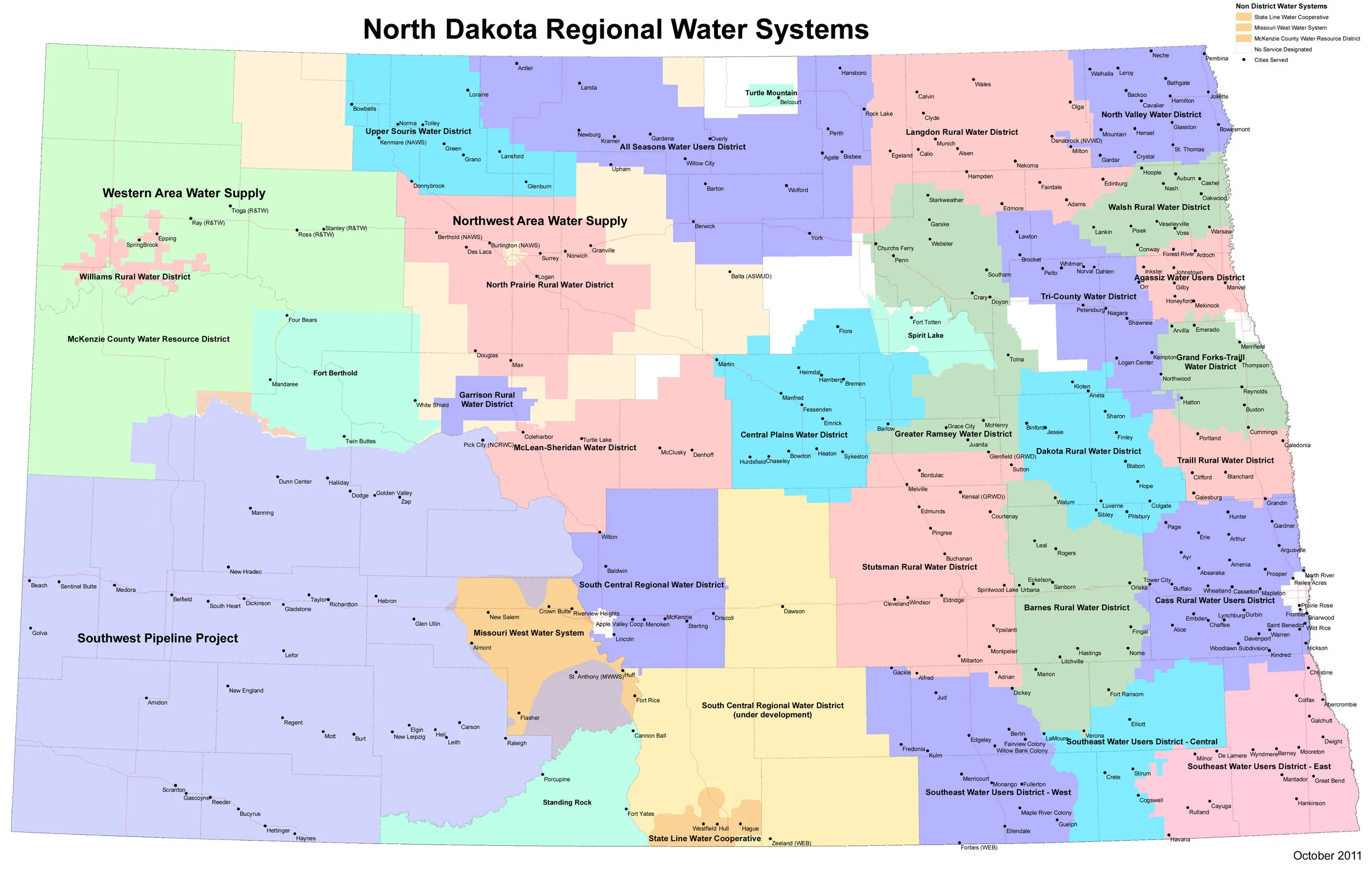 North Dakota Regional Water Systems