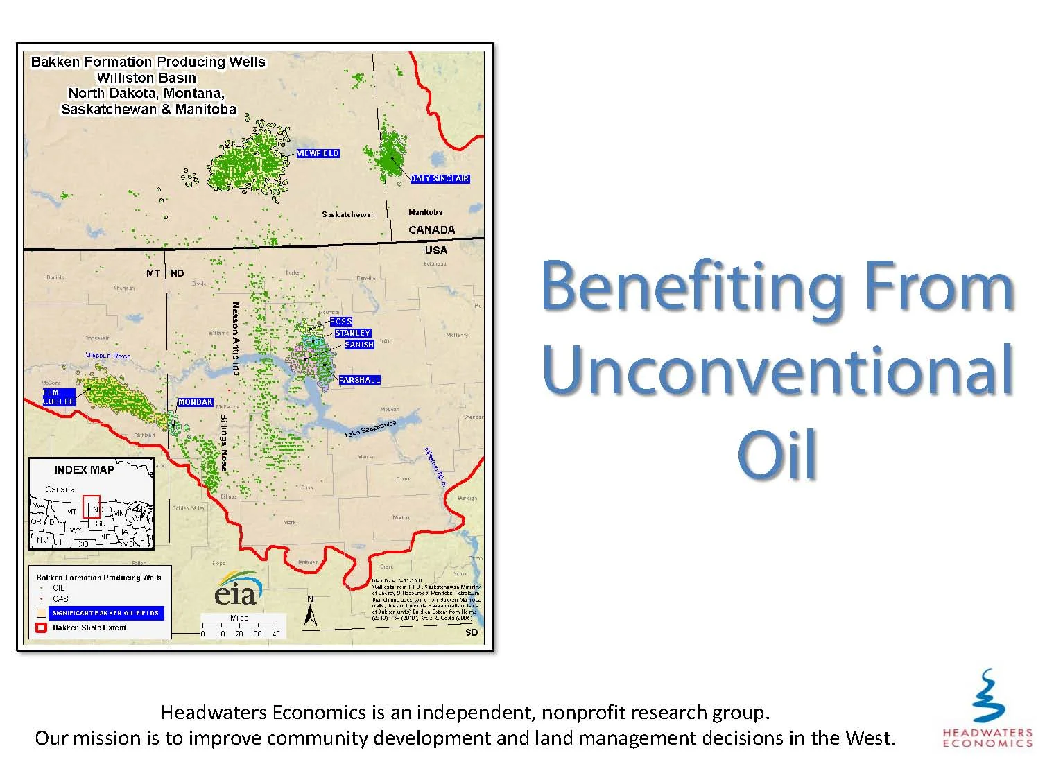 Benefiting from Unconventional Oil