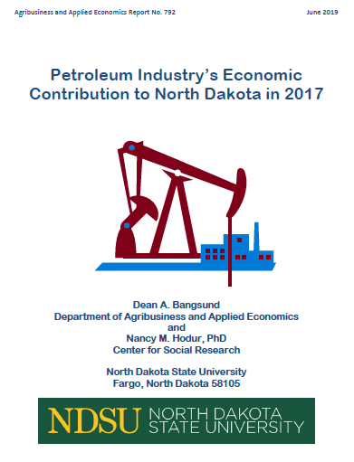 Petroleum Industry’s Economic Contribution to North Dakota in 2017