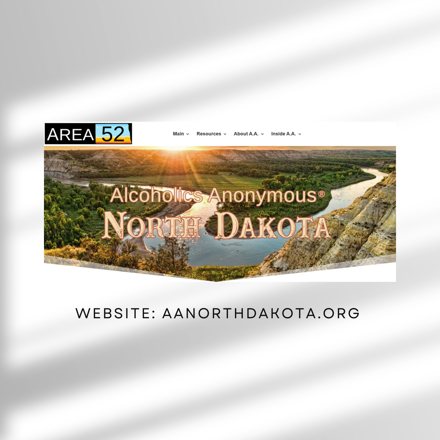 Alcoholics Anonymous North Dakota — Statewide Hub