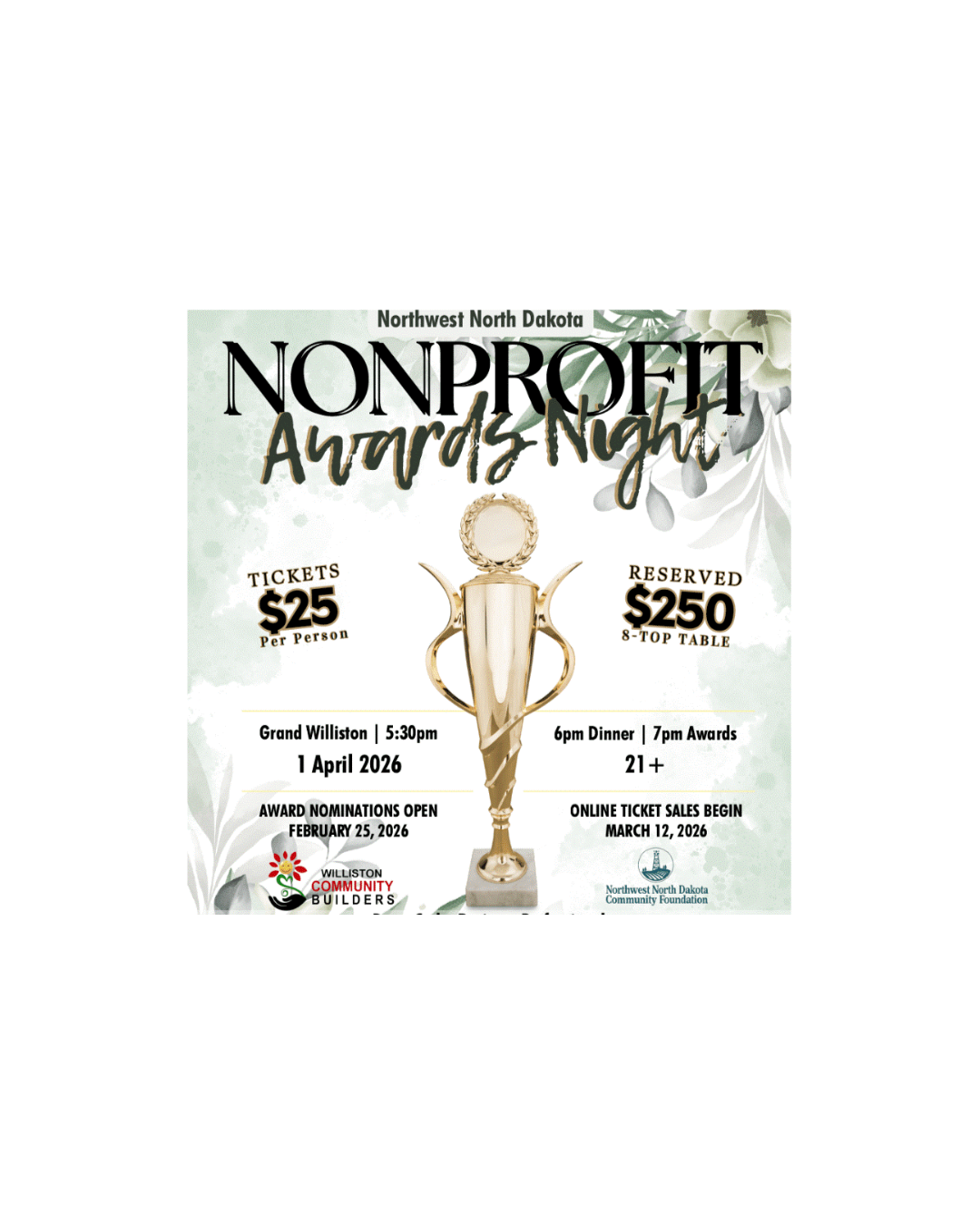 Northwest North Dakota Nonprofit Awards Night