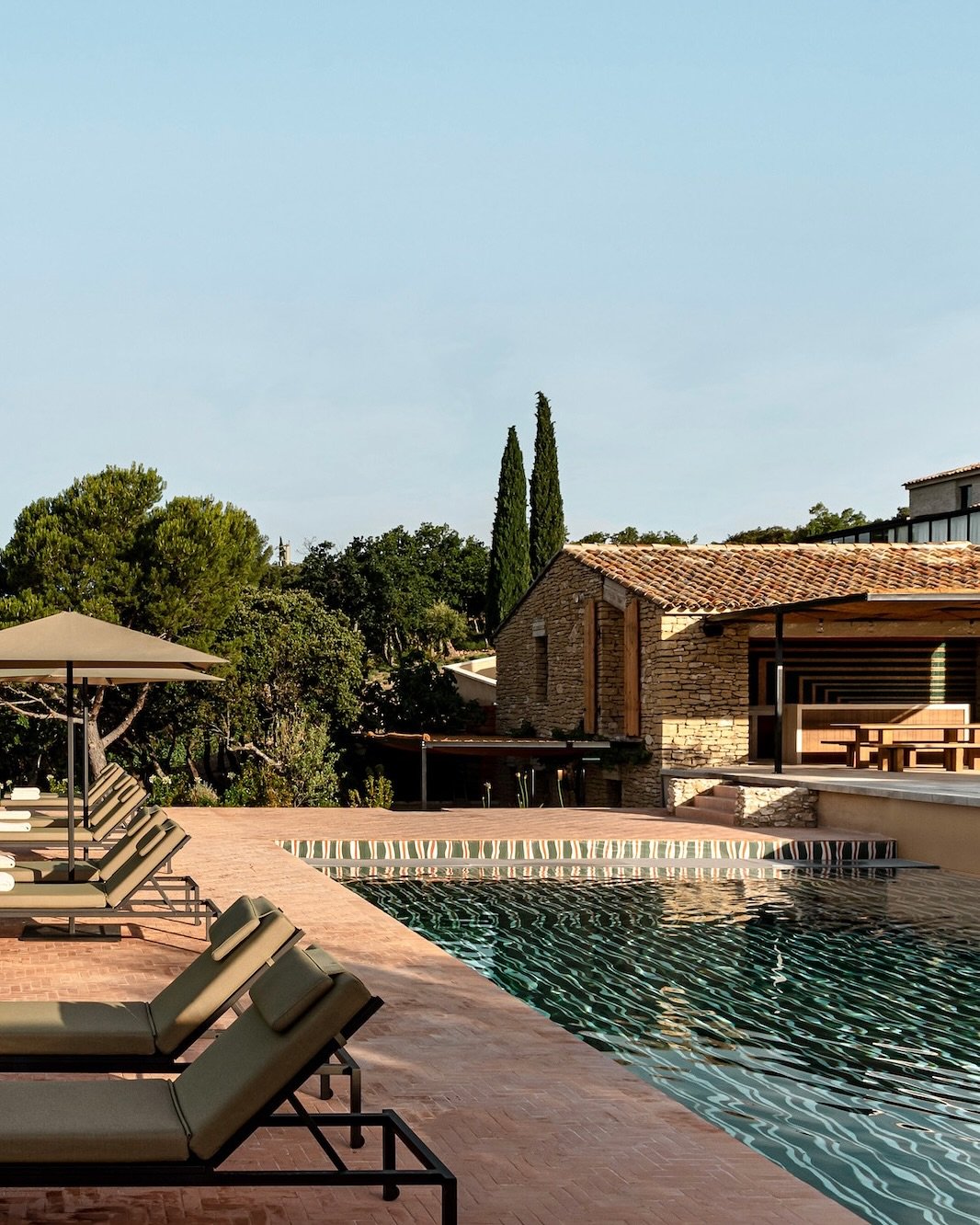 Nestled just moments from the charming village of Gordes, recently voted &ldquo;most beautiful village in the world&rdquo; by Travel+Leisure, this 7-bedroom villa offers the perfect setting for a summer escape. The villa has stunning interiors by an 