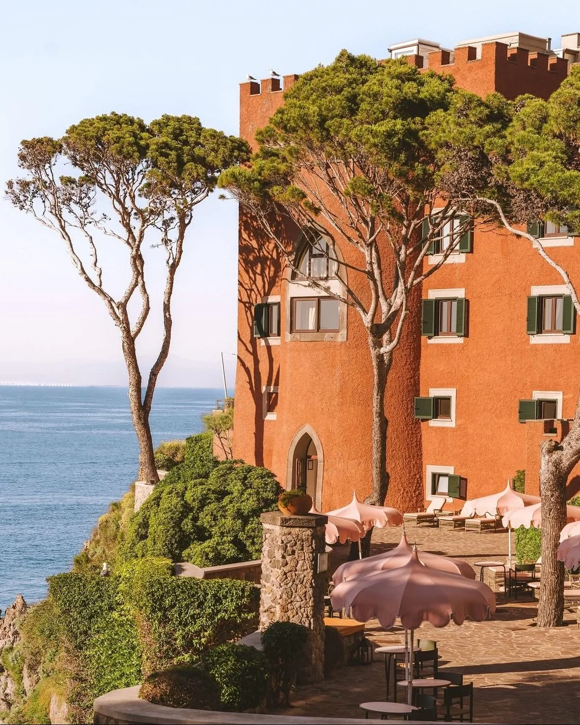 An oldie but a goodie that gets better with age! Set between sky and sea on the island of Ischia, Mezzatorre is a stunning retreat just a short boat ride from Capri.

Housed in a 16th-century watchtower and redesigned by Marie-Louise Sci&ograve;, it 