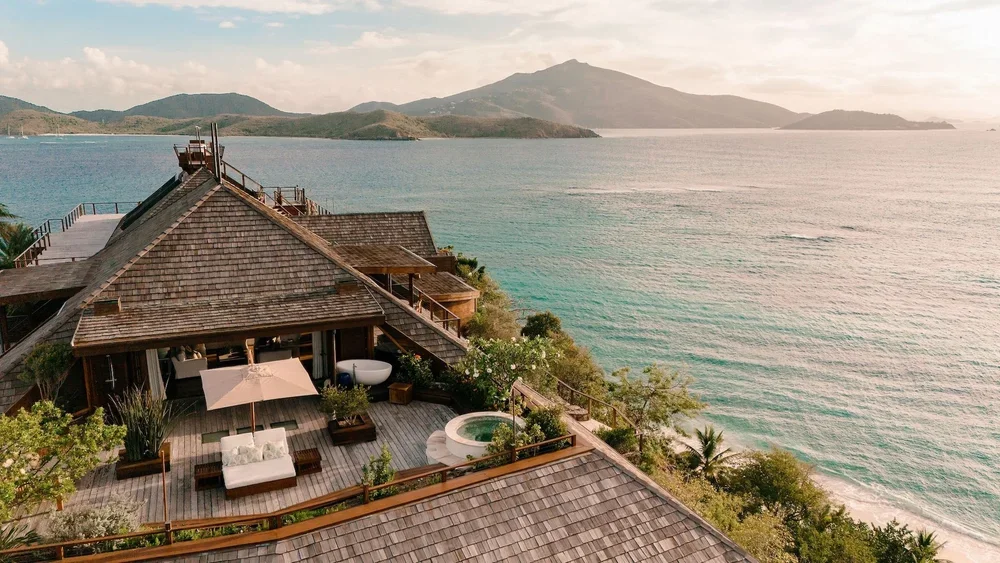 luxury villa Necker Island,  the great house necker island, private villa Necker Island, Necker Island luxury villa rental, Necker Island villa with pool, Voyager Club