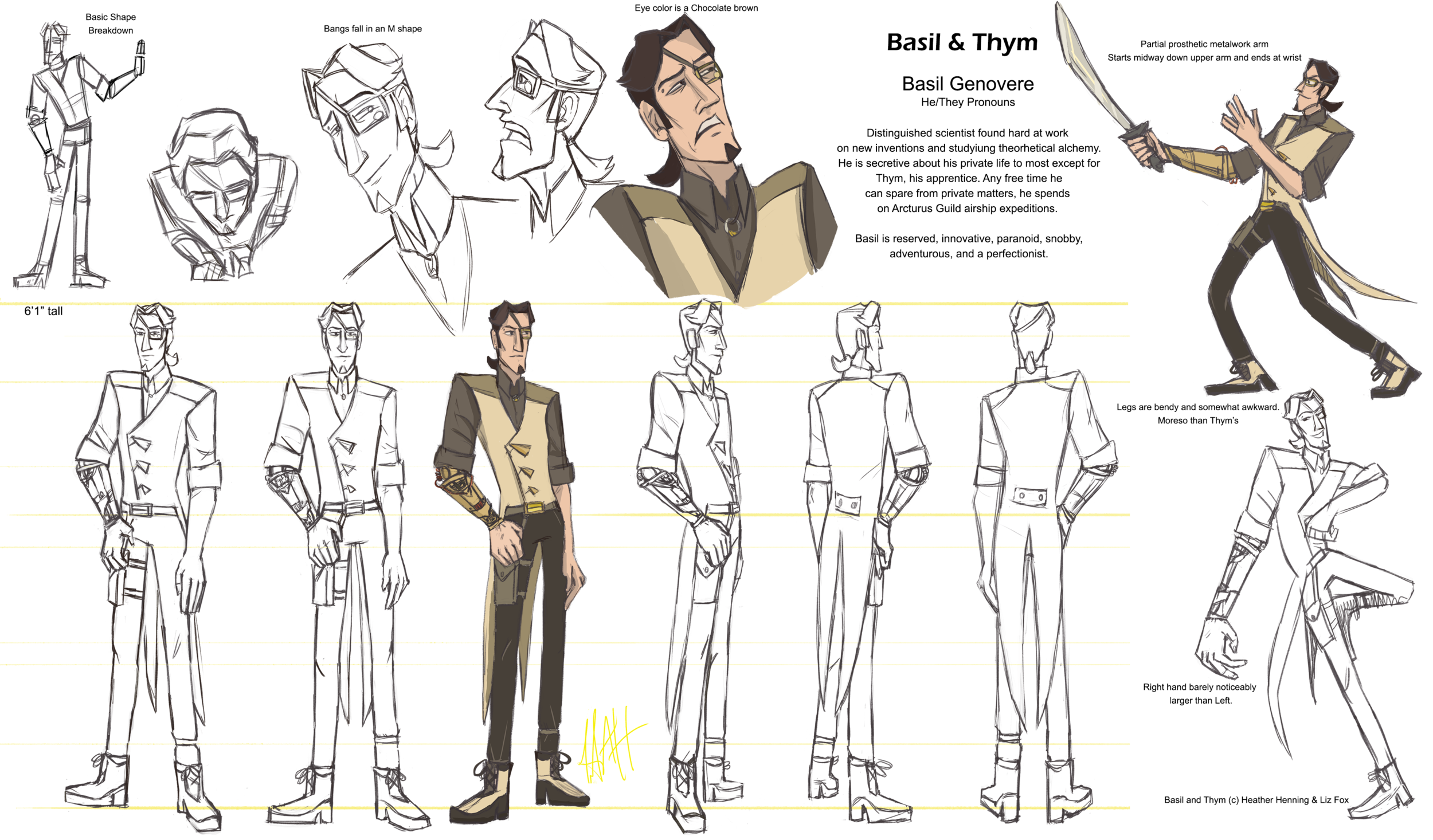 Basil Character Sheet