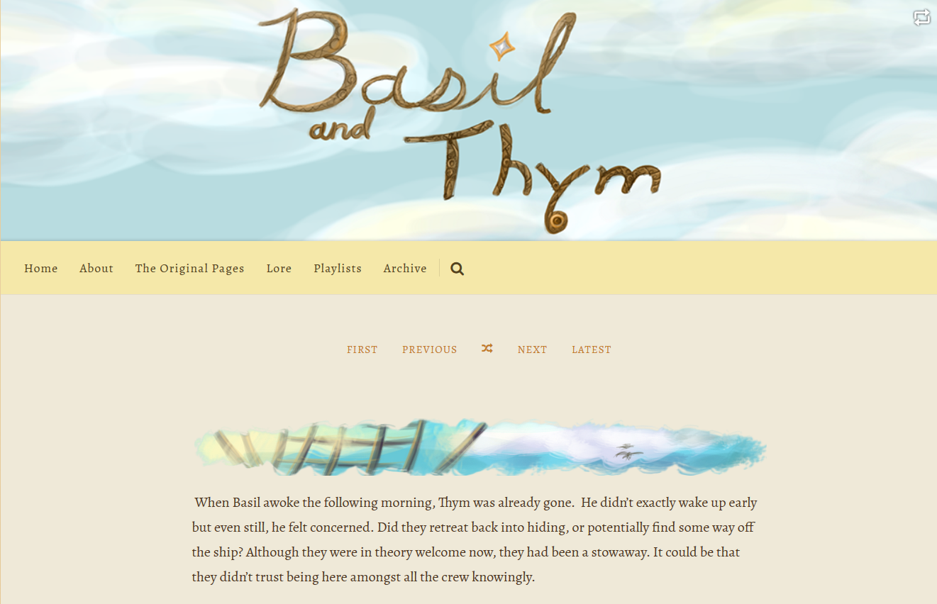 Basil and Thym Webpage