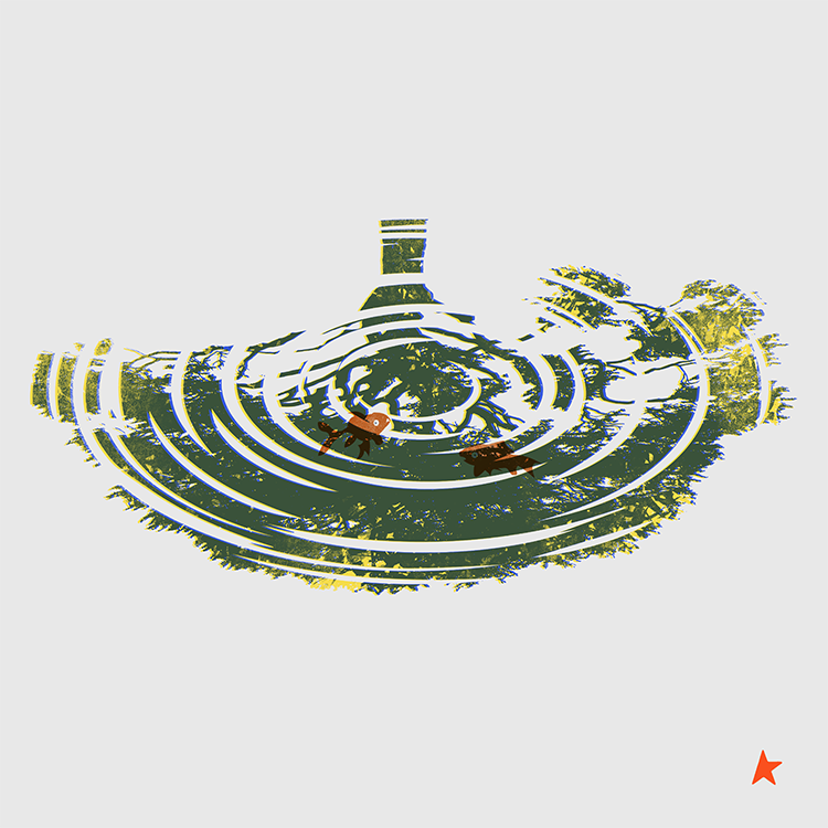 the pond