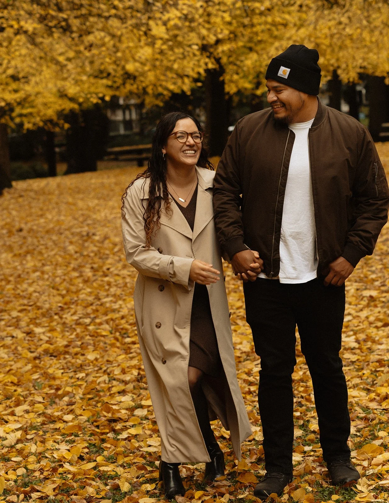 Moody Engagement Photos in Portland: Why I'd Pick Fall Every Time