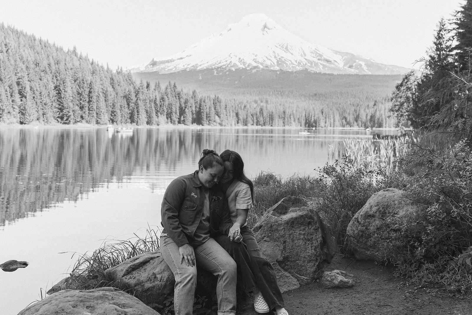How to Plan a Surprise Proposal at Trillium Lake on Mt. Hood