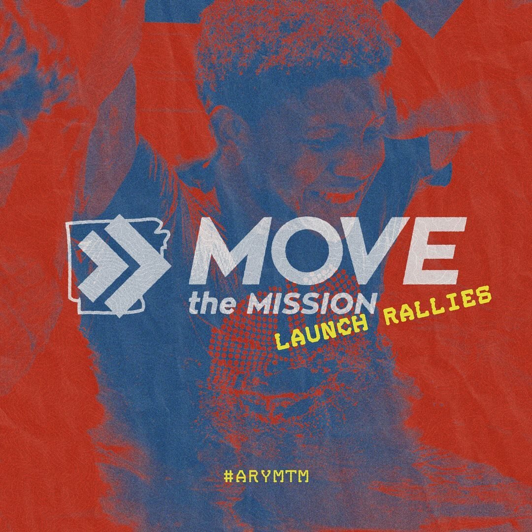HEY ARKANSAS YOUTH | THIS WEEKEND 🎉

MOVE THE MISSION &bull;&bull;&bull; LAUNCH RALLIES 

10 Rallies | 10 Locations | 10 Sections

April 26 &amp; 27 🙌🏼🎉 

COMMENT YOUR SECTION BELOW 👇🏼👇🏼

#ARYMTM #ARYouth