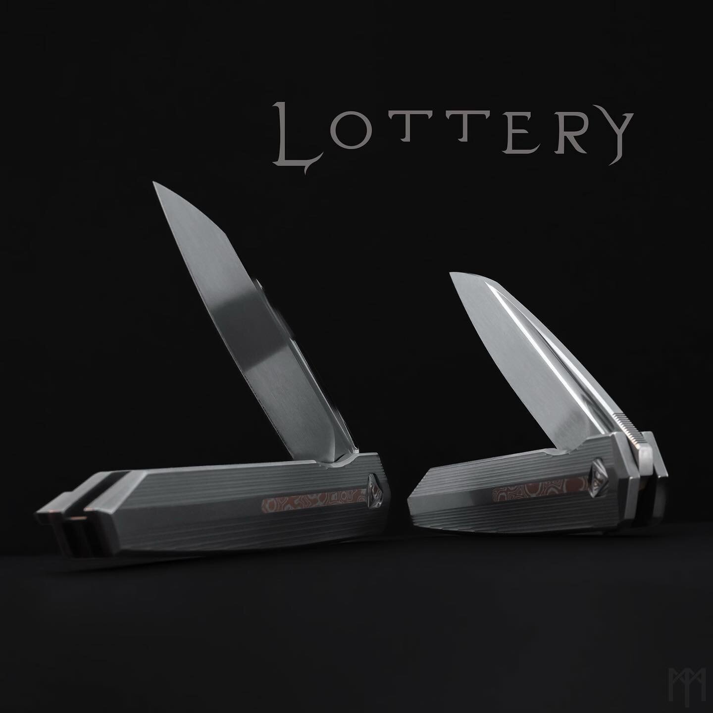 ☞ LOTTERY now live!
for (9) 25th Anniversary custom Cypher III&rsquo;s
SPECS
blade length: 3.7&rdquo;
OAL: 8 3/8&rdquo;
blades: hand polished S90V Rc 61/62
frames: bright finish 6AL4V titanium with mokume inlay on presentation sides
clips: 6AL4V tita