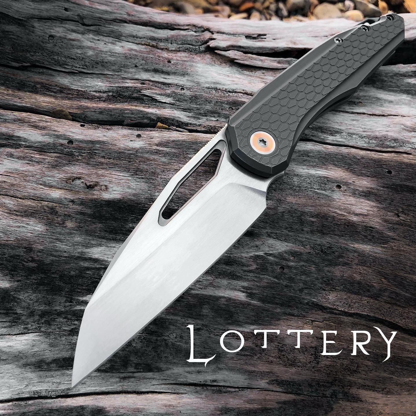 ☞ LOTTERY *CLOSED - winner announced in stories*
for this custom Sigil NF #001

SPECS
blade length: 3 1/2&rdquo;
OAL: 7 7/8&rdquo;
blade: hand polished S90V Rc 61/62
frames: stonewashed coffin scaled 6AL4V titanium 
clip: coffin scaled 6AL4V titanium