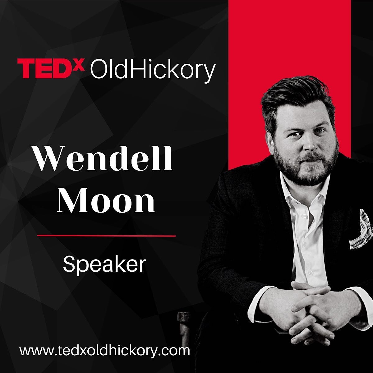 Special announcement 📣 

I am delighted to share with you that I have been invited to speak at 
#TEDxOldHickory this August 26th. 

It has been a life-long dream of mine to speak on a TEDx platform. This is an honor. 

To share the stage with a dive