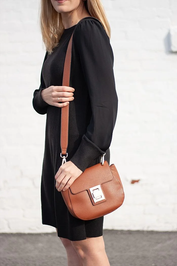 Ann Taylor Loft Black Dress-Steve Madden Purse_0098.jpg