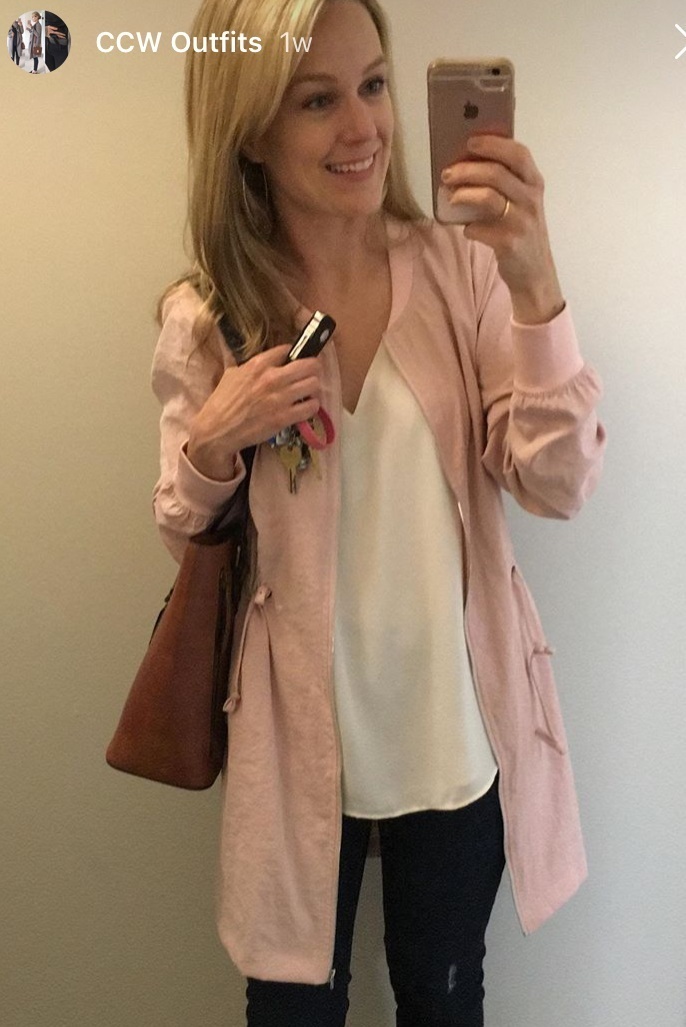 Shop The Look Haphaestus Classic Handbag | Tank ( Similar ) | Jacket | Capris ( Similar )