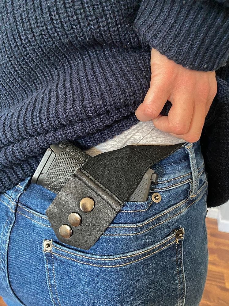 Concealed Carry Jeans - Dark Alley Denim — Elegant & Armed 