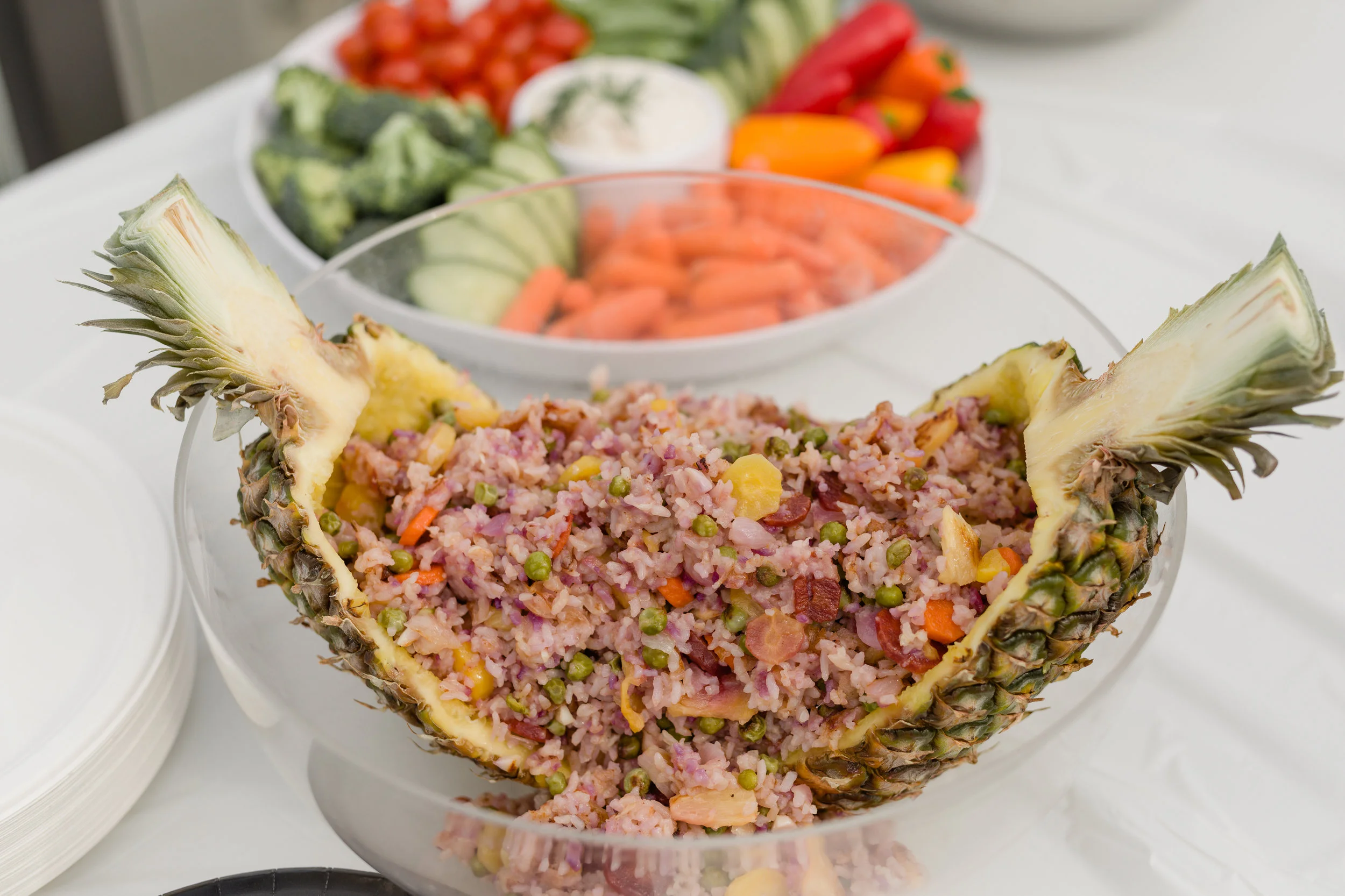 Vegetarian, Pineapple Fried Rice