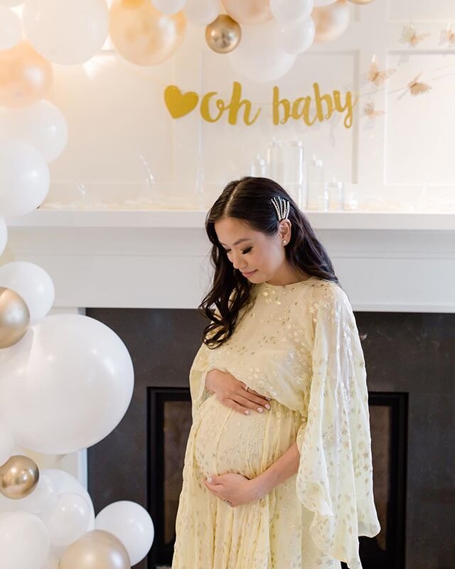 Sweet girl, you are more than we ever expected, &amp; better than we ever imagined. ⁣🤍💫
⁣
Details of our butterfly baby shower are now up on the blog! Thanks again @vancouverprgirl @thisfoxcanfeast and @wongchar for throwing us the most beautiful s