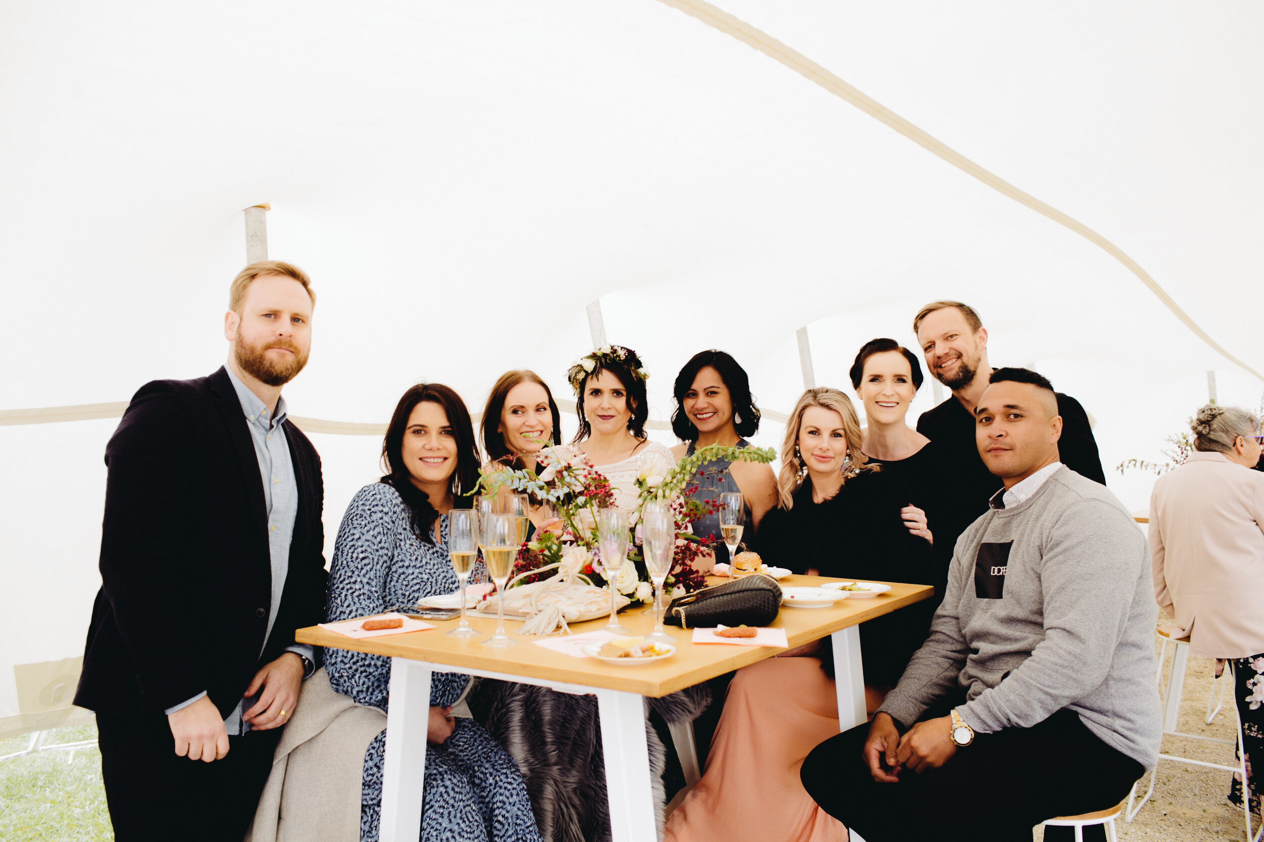 Love Club Bar Leaner &amp; Stools in birch &amp; white