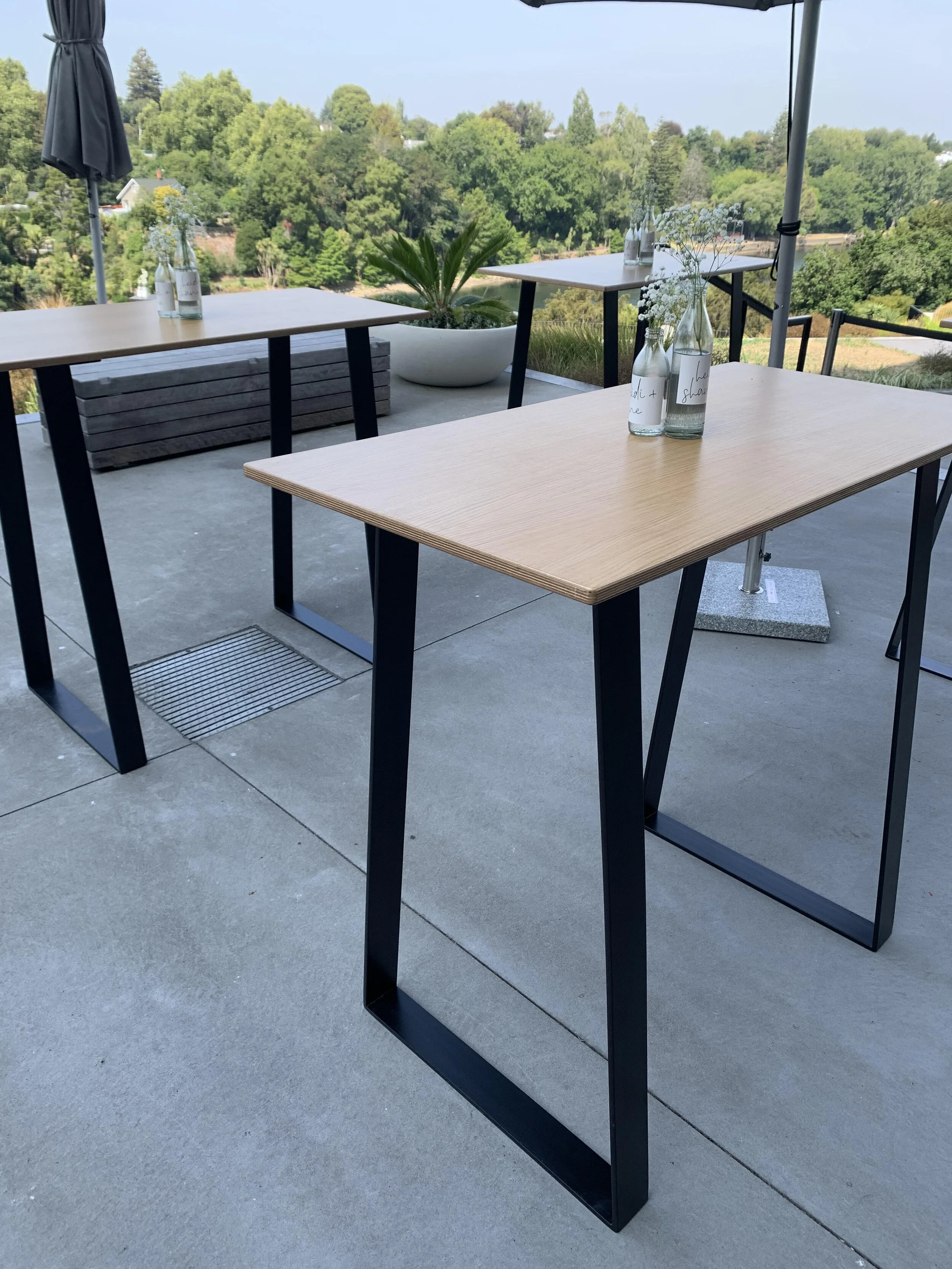 Bar Leaners - Oak & Black