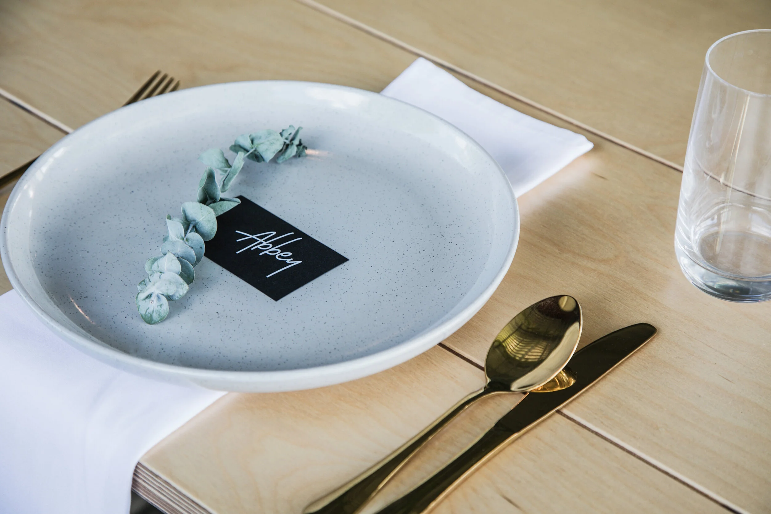 Dinner Plate - Grey Speckle