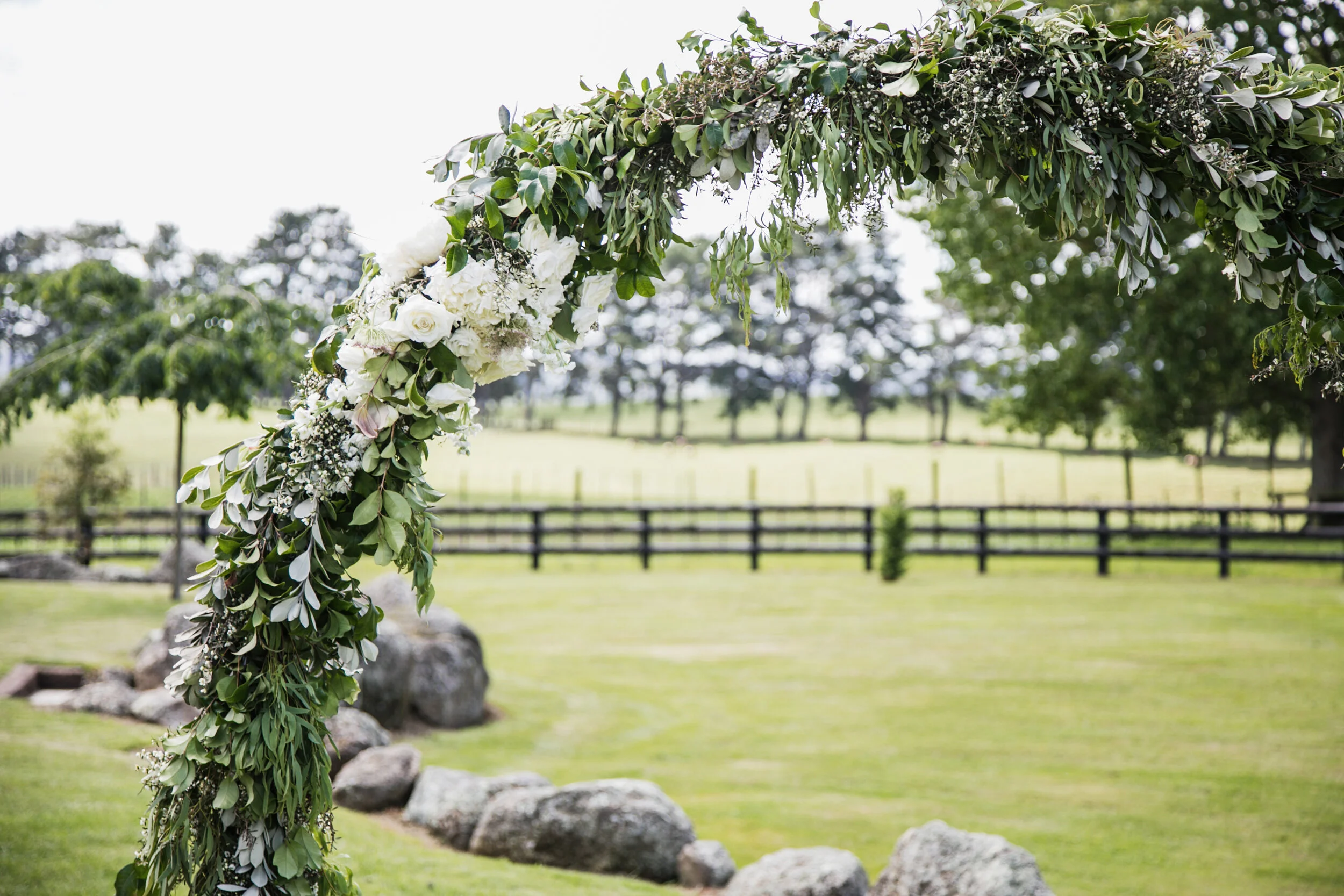 Round White Circle Archway
