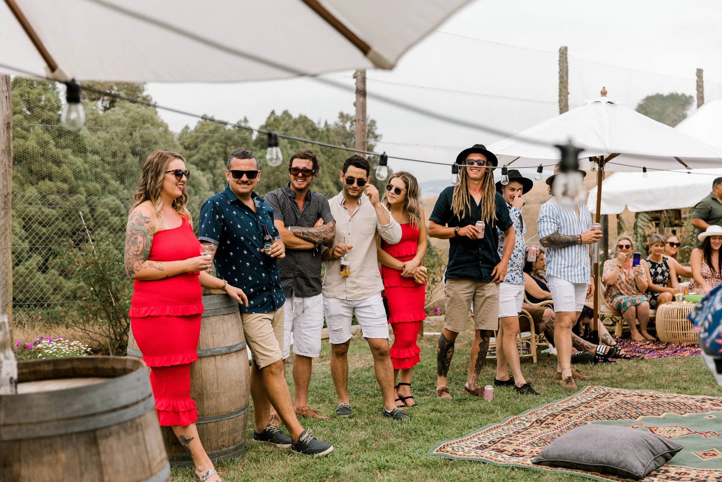 Wine Barrels &amp; Umbrellas