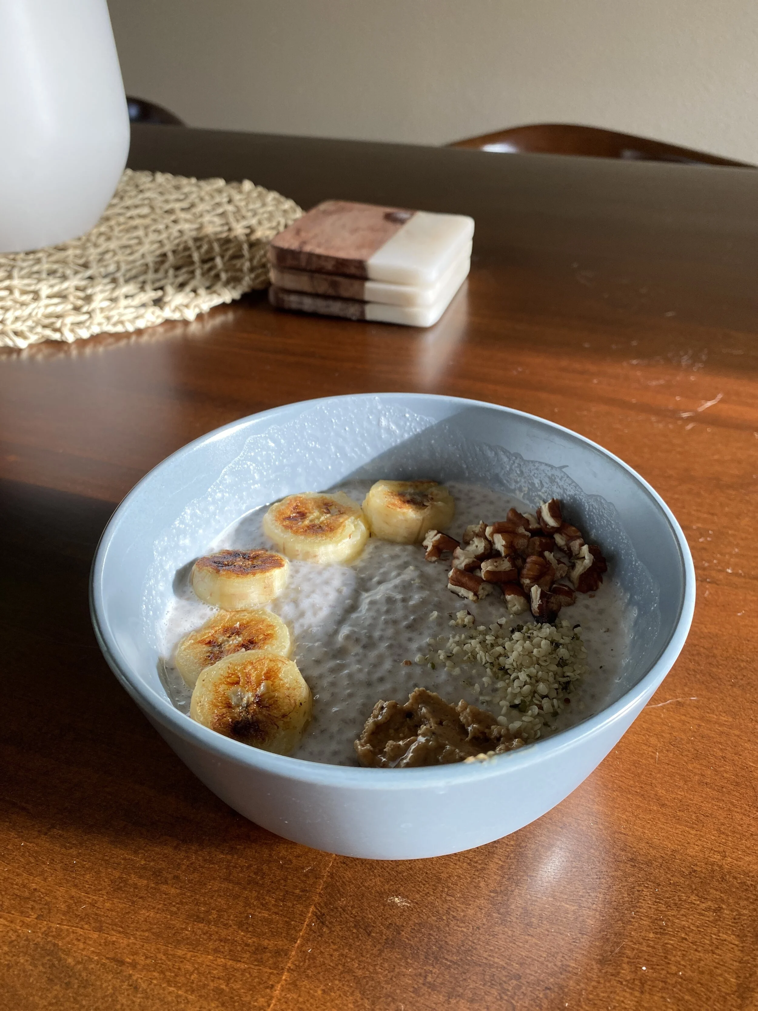 Bananas Foster Chia Pudding
