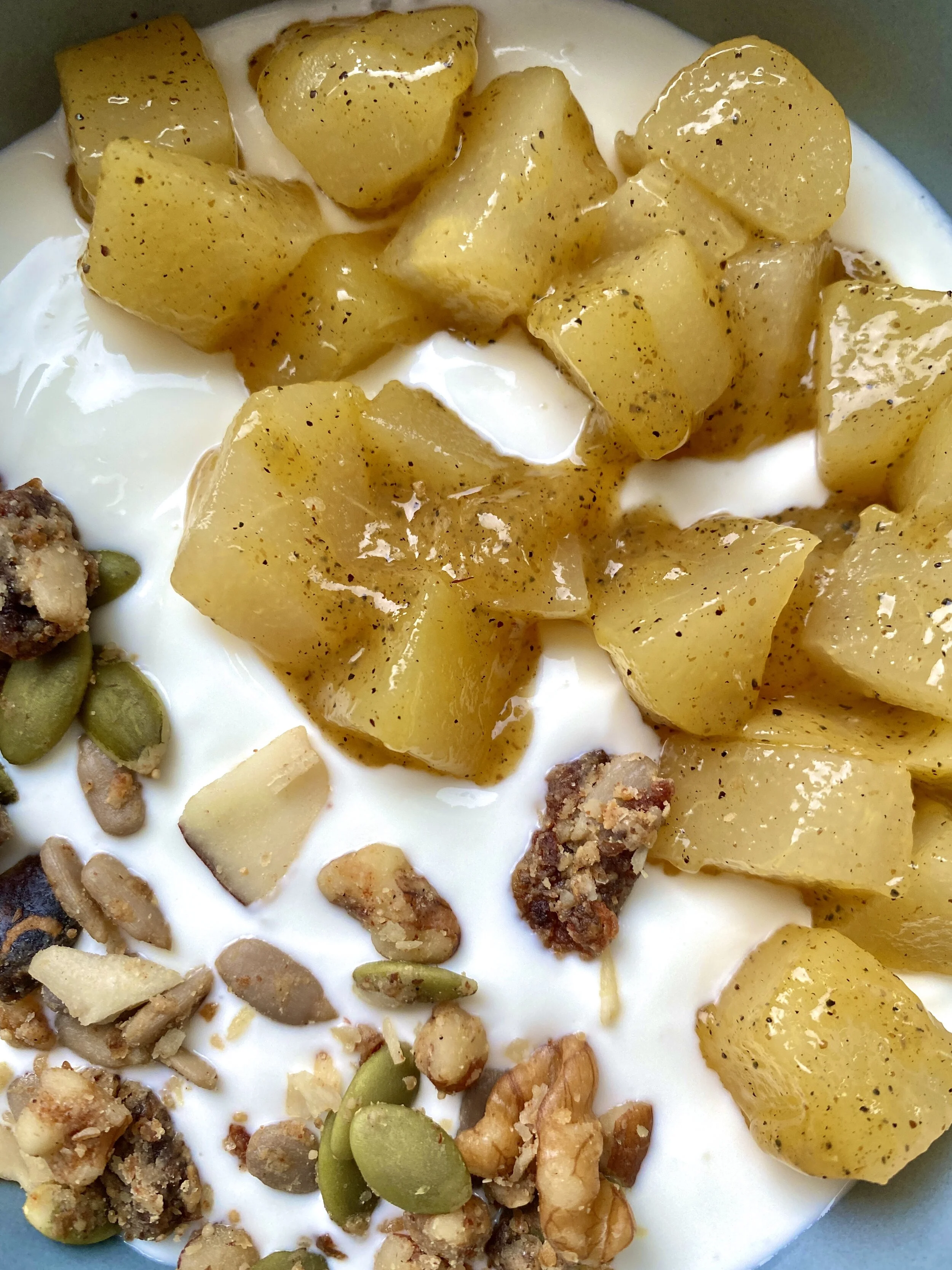 Fall Cardamom Pear Compote