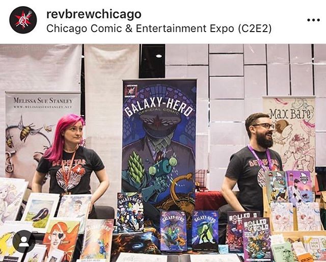For real, this is one of our favorite parts of the year. We get to spend a weekend with @revbrewchicago celebrating comics, beer, art, and Chicago. We're so happy to be a part of this project and the RevBrew fam. Big thanks and love. ❤️🍻🚀