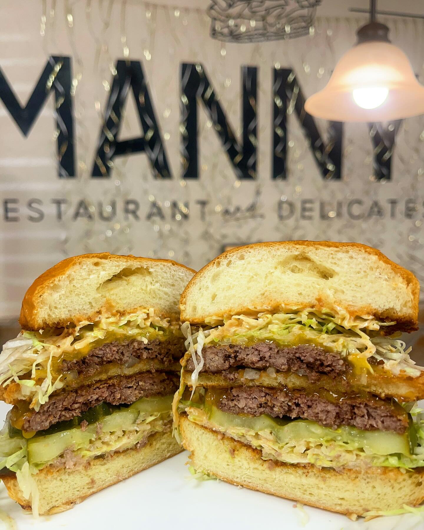 They don&rsquo;t call it the Big Mac for nothin&rsquo;. Come try fitting your mouth around our Manny&rsquo;s Big Mac. You won&rsquo;t regret it. This weekend only. #NoOtherDeli