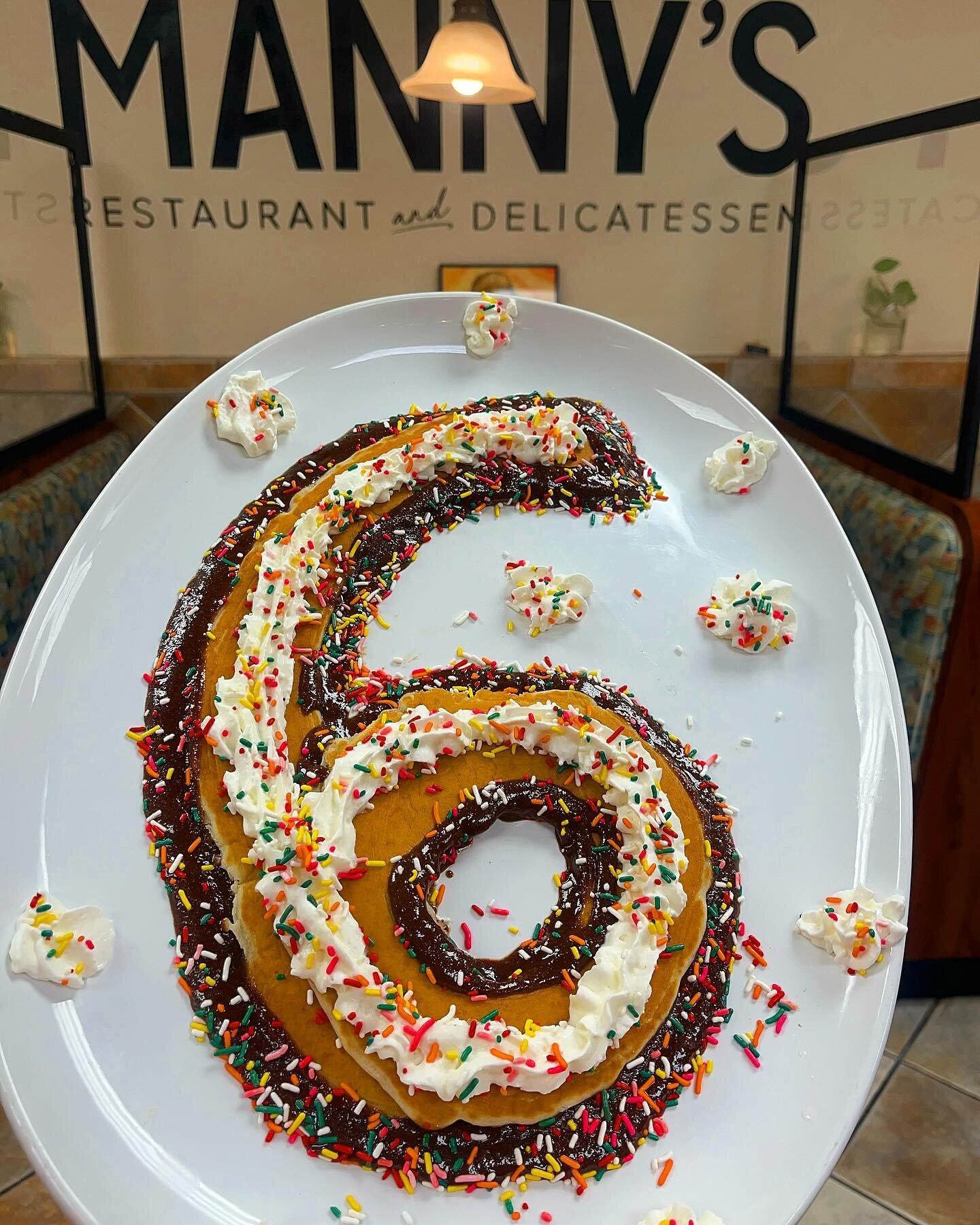 Wow! SIX WHOLE YEARS OF MANNY&rsquo;S! We couldn&rsquo;t have done it without you! To celebrate we&rsquo;re giving away a FREE CATERING TRAY! Tag 6 friends for a chance to win a catering order for 6! Winner will be announced Friday. #NoOtherDeli