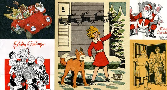 A Cavalcade of Cartoonists' Christmas Cards