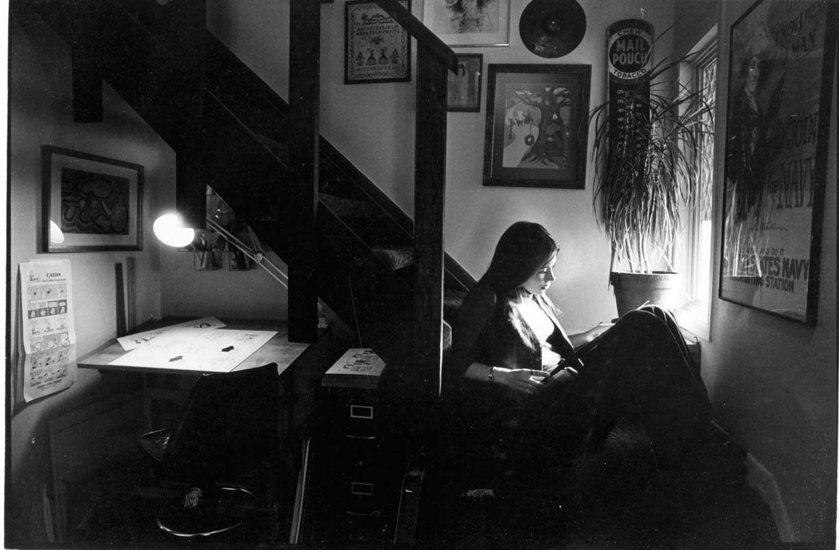 Guisewite's early home base for producing her strip while she also held down her day job.