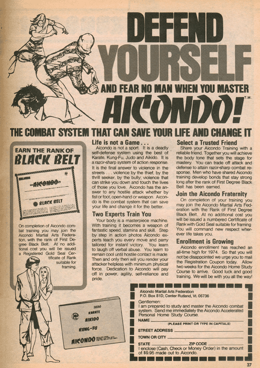 An early Aicondo ad