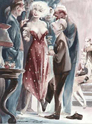 An example of Cole's Playboy cartooning.
