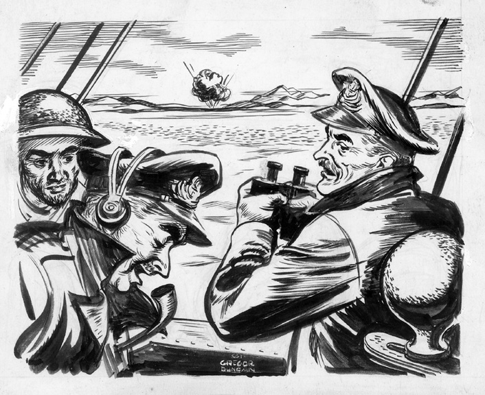 A Duncan illustration for Stars and Stripes (click to enlarge)