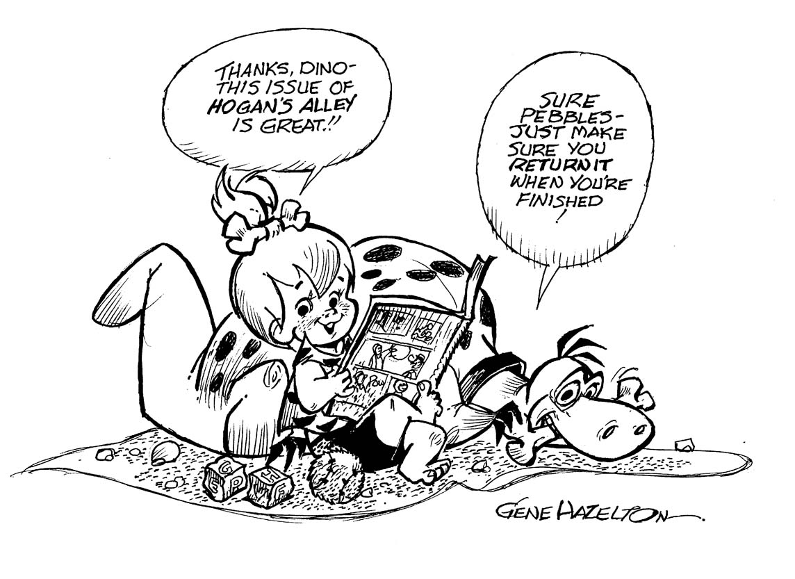 A Hazelton drawing done for Hogan's Alley (click to enlarge)