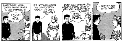 From the coming-out sequence in For Better or for Worse by Lynn Johnston.