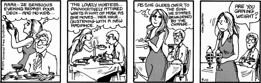 The first daily For Better or for Worse strip (September 10, 1979)