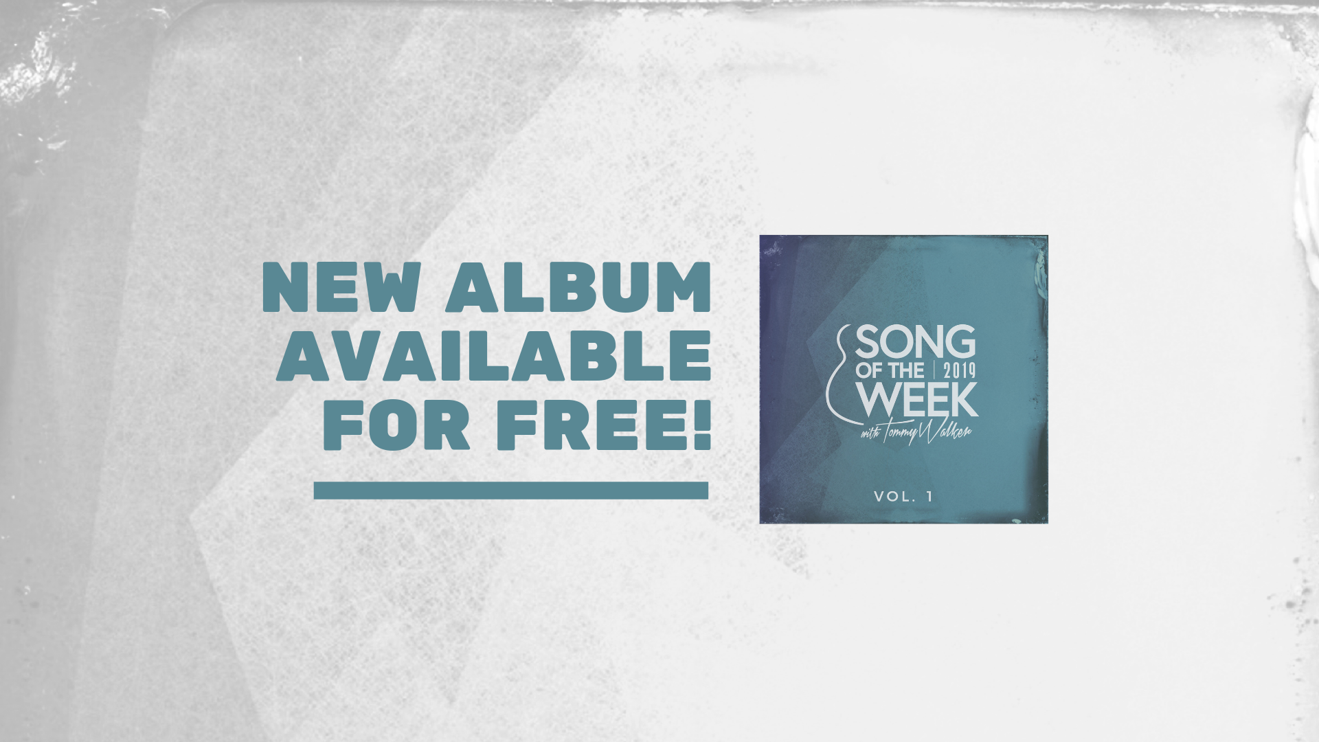 “Song of the Week 2019” (Vol. 1) Digital Album is free and available for download!