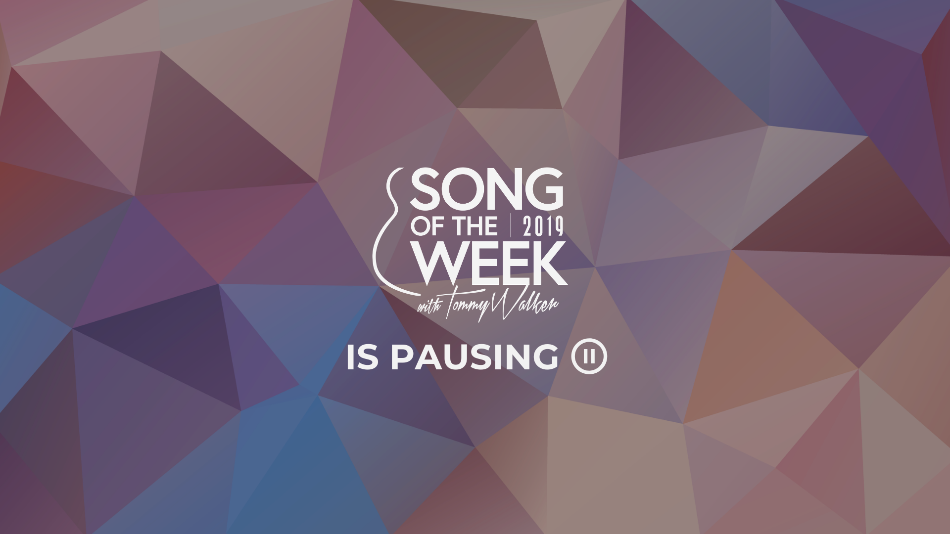 “Song of the Week 2019” is pausing… for something big coming soon!