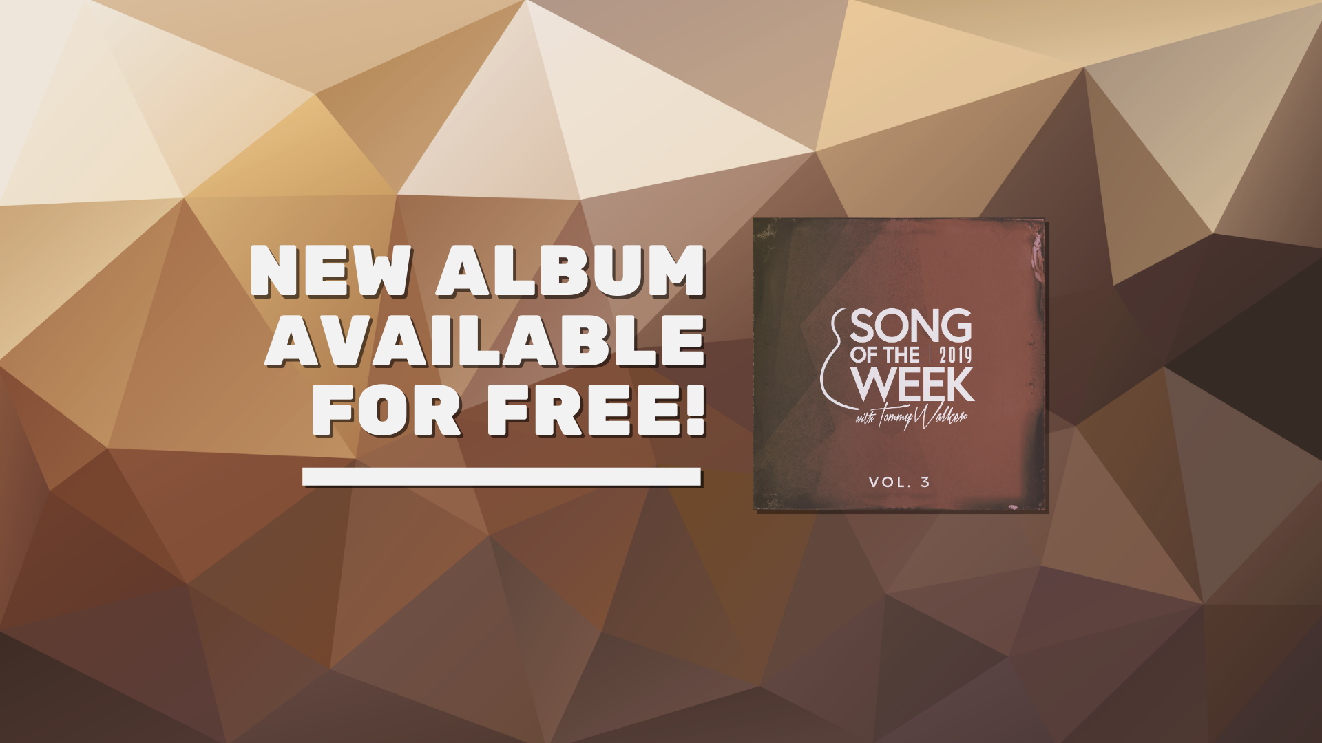 “Song of the Week 2019” (Vol. 3) Digital Album is free and available for download!