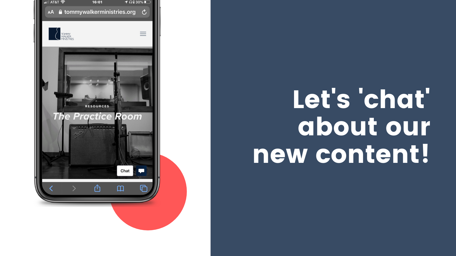 New Chat Feature &amp; Resources for Worship Leaders