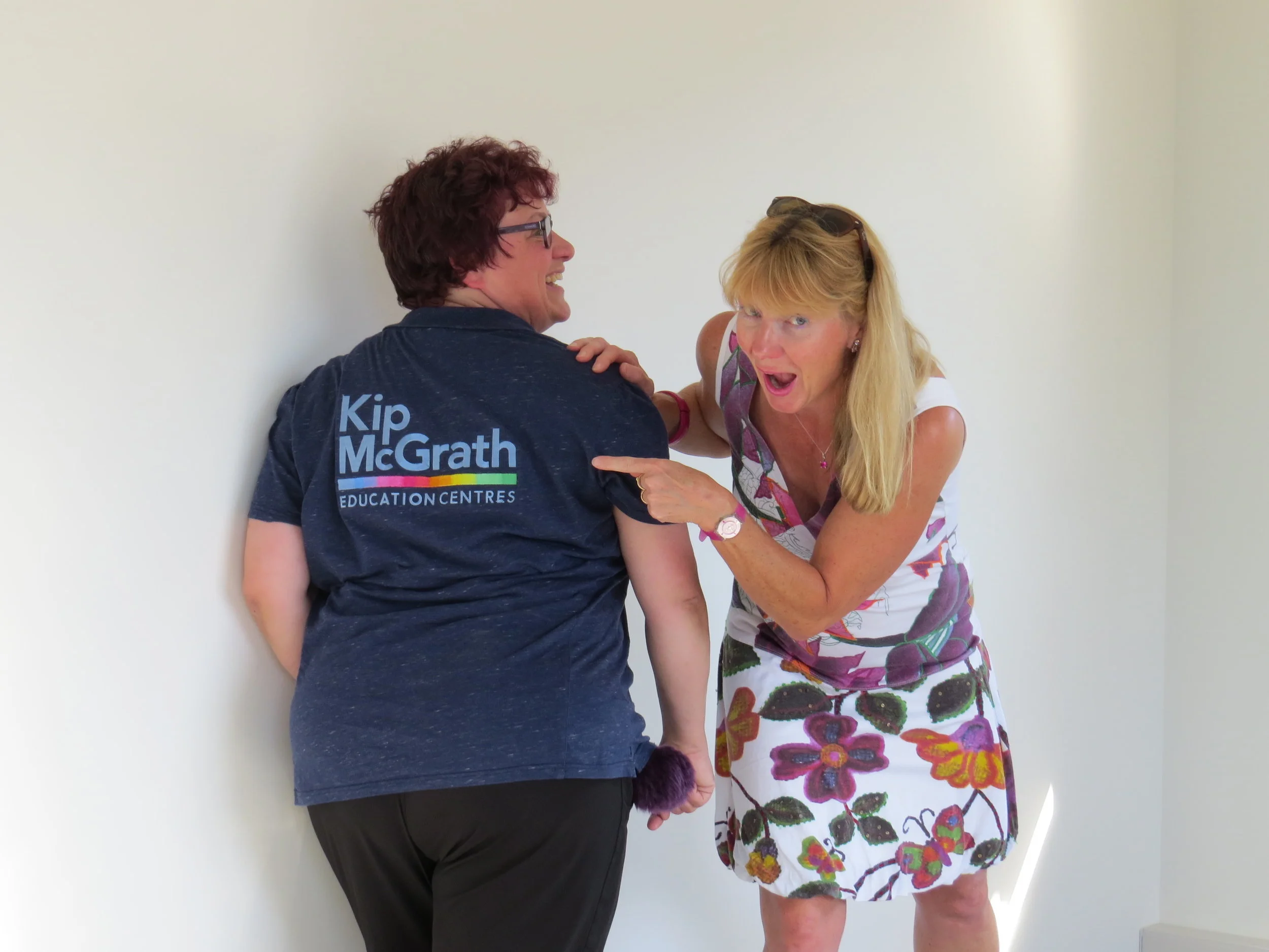 Emma Wilson, Director Kip McGrath and Sheena Ashford-Tait, Director The Academy