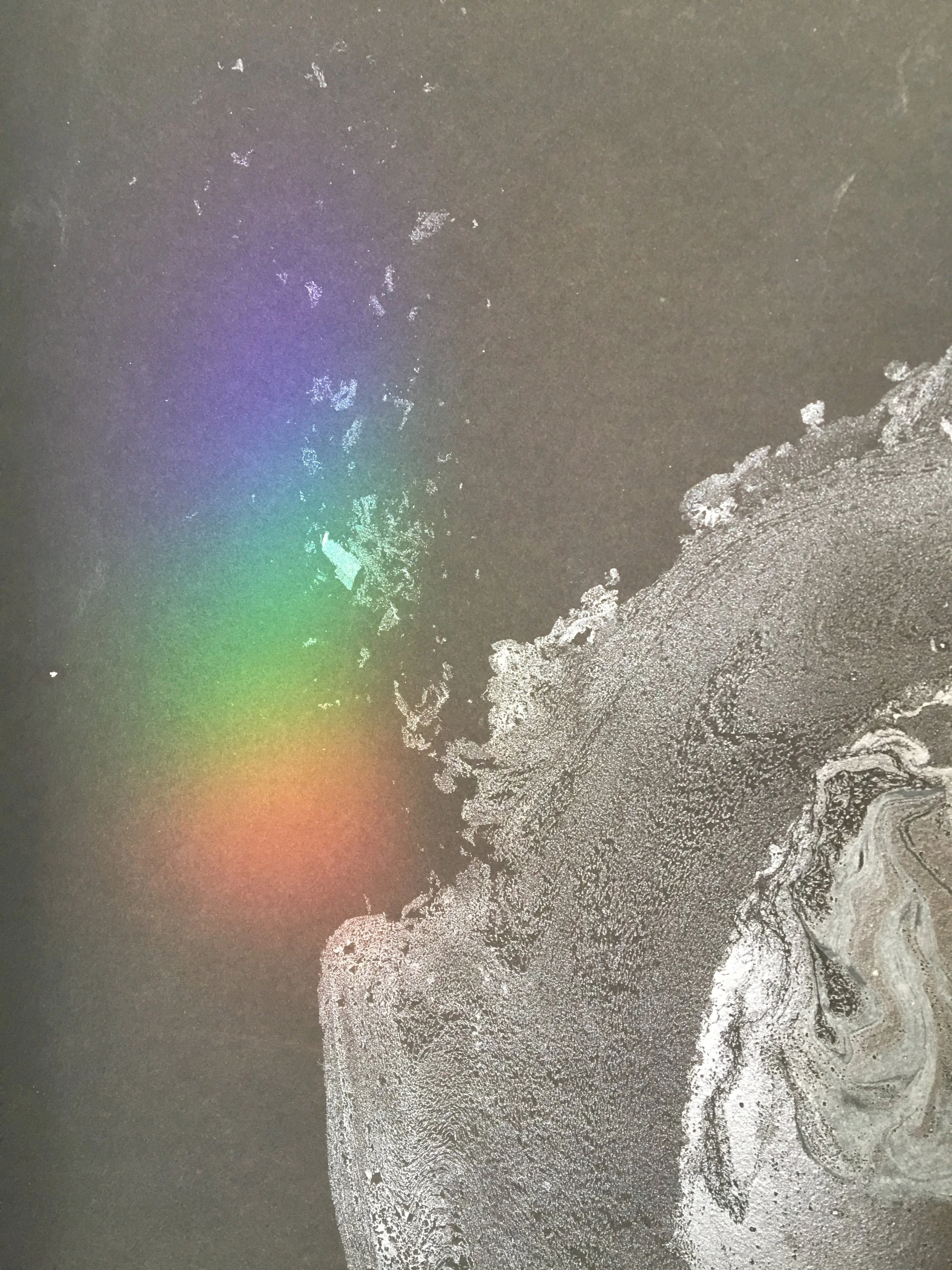Rainbow Earth Original Print
