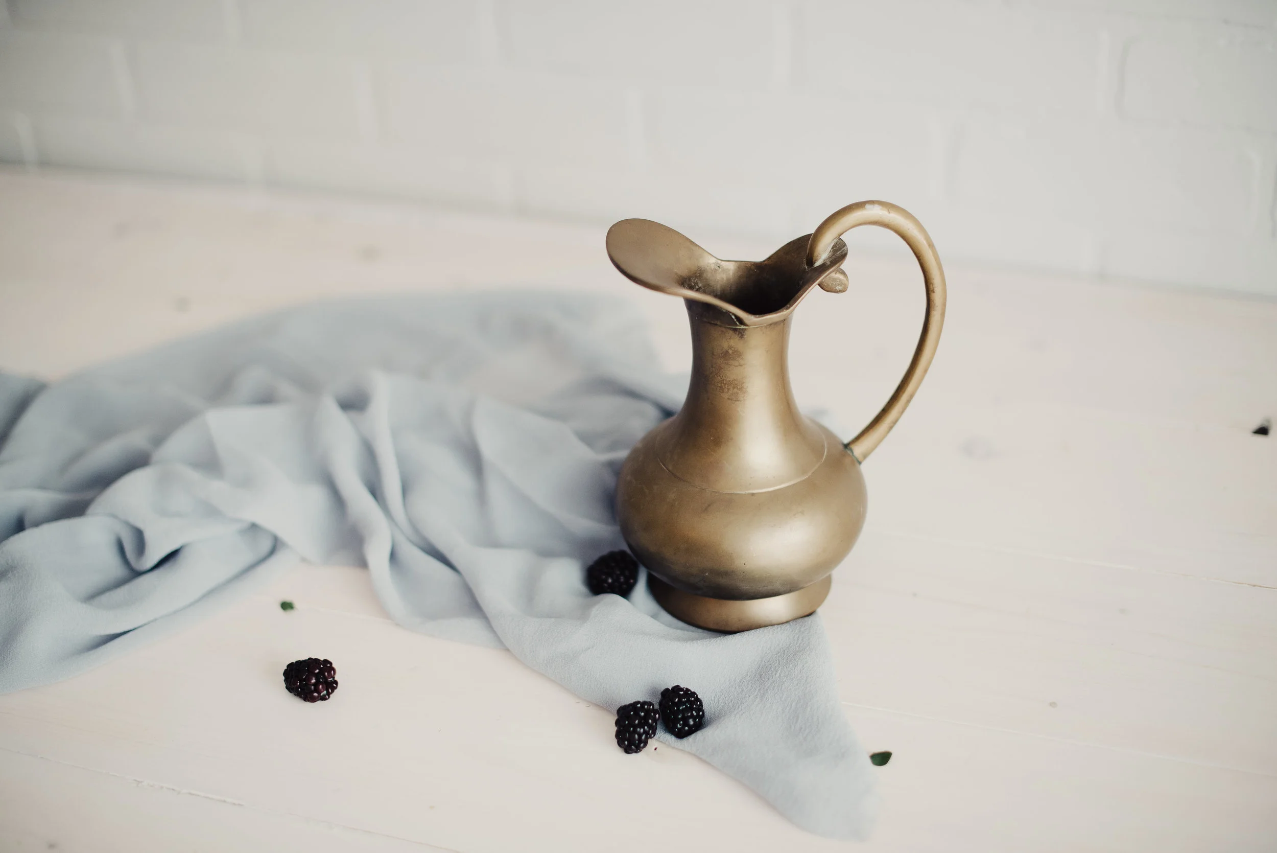 Antique Metal Pitcher